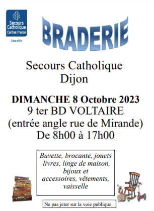 Braderie du secours catholique - Dijon