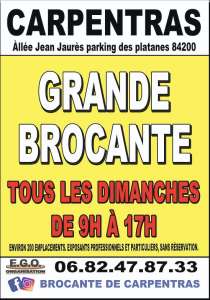 Les puces brocante - Carpentras