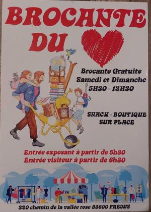 Brocante et vide de grenier du cœur - Fréjus