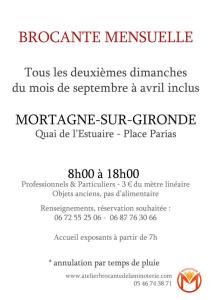 Brocante, Vide grenier - Mortagne-sur-Gironde