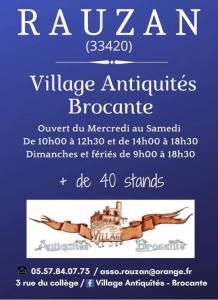 Village antiquités brocante - Rauzan