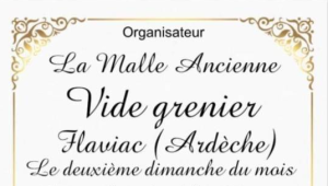 Brocante, Vide grenier - Flaviac