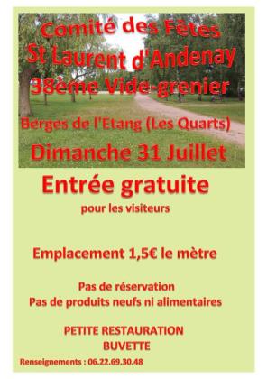 Vide-greniers - Saint-Laurent-d'Andenay