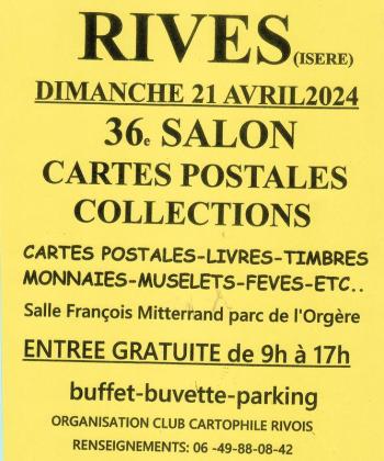 36ème salon de la carte postale et collections - Rives