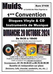 Convention du disque vinyle, cd, instruments de musique - Muids