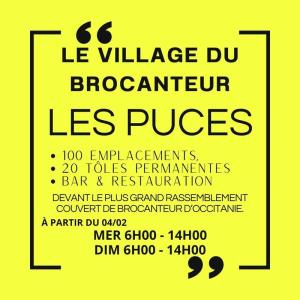 Marché au puces brocante - Vauvert