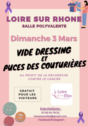 Vide dressing et Puces des couturières - Loire-sur-Rhône