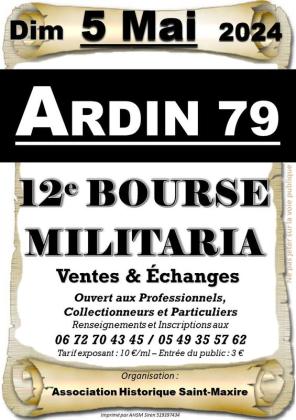 12ème bourse militaria - Ardin