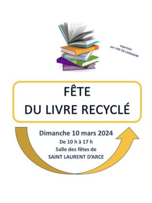 Fête du livre recyclé - Saint-Laurent-d'Arce