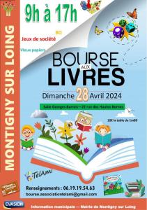 Bourse aux livres, vieux papiers, jeux de société - Montigny-sur-Loing