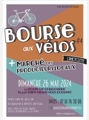 Bourse aux vélos - marché des producteurs - Rouperroux