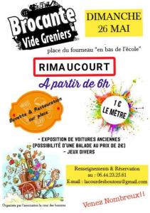 Brocante, Vide grenier - Rimaucourt