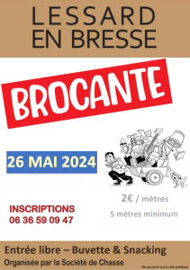 Brocante, Vide grenier - Lessard-en-Bresse
