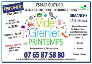 Vide-greniers - Saint-Christophe-de-Double