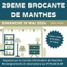 29ème Brocante, Vide grenier - Manthes