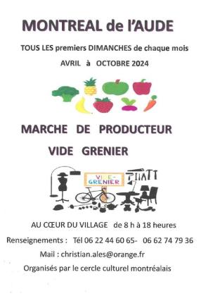 Vide grenier et marché de producteurs - Montréal