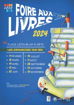 Foire aux livres & vieux papiers avec thématique - Sète