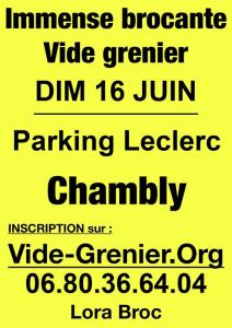 Brocante, Vide grenier - Chambly