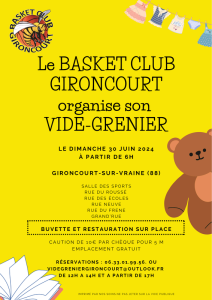 Vide-greniers - Gironcourt-sur-Vraine