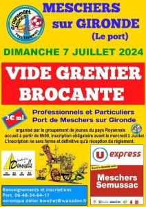 Brocante, Vide grenier - Meschers-sur-Gironde