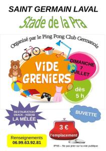 Vide-greniers - Saint-Germain-Laval