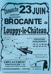 Brocante, Vide grenier - Louppy-le-Château