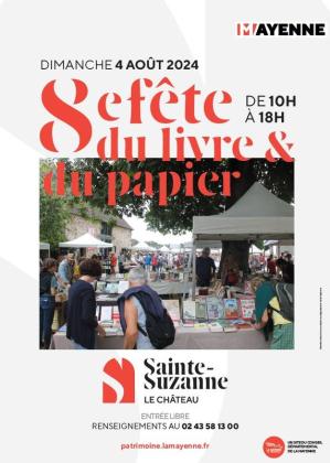8e fête du livre et du papier - Sainte-Suzanne-et-Chammes