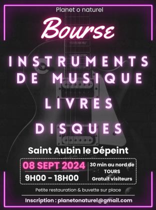 Bourse aux instruments de musique, livres, disques - Saint-Aubin-le-Dépeint