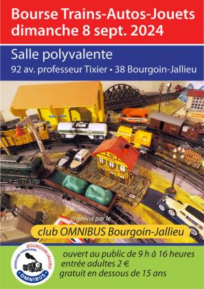 Bourse train autos jouets - Bourgoin-Jallieu