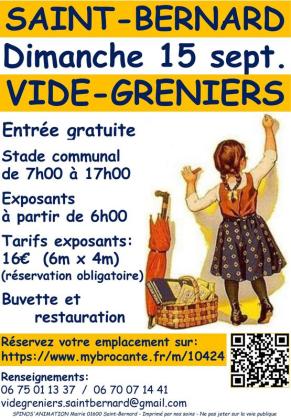 Vide-greniers - Saint-Bernard