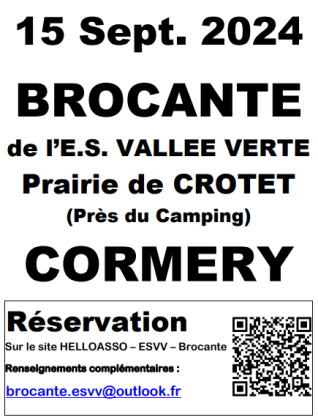 Brocante, Vide grenier - Cormery