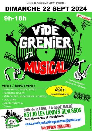 Vide greniers musical - Les Landes-Genusson