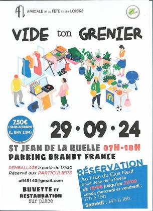 Vide-greniers - Saint-Jean-de-la-Ruelle