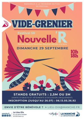 Festival nouvelle 'r - vide-grenier - Saint-Lô