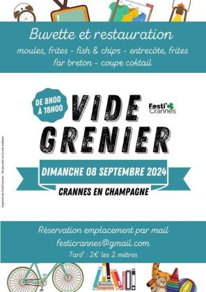 Vide-greniers - Crannes-en-Champagne