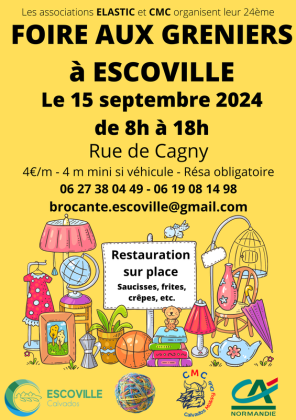 Foire aux greniers - Escoville