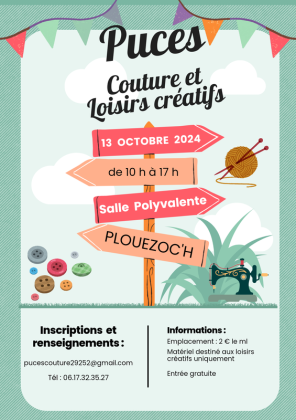 Puces couture et loisirs créatifs - Plouezoc'h