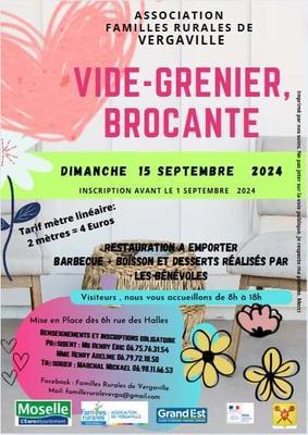 Brocante, Vide grenier - Vergaville