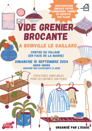 Brocante, Vide grenier - Boinville-le-Gaillard