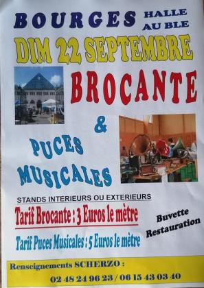 Brocante et puces musicales - Bourges