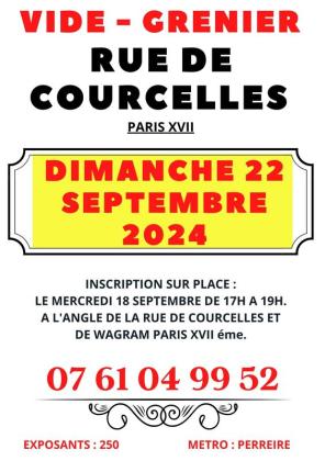 Vide-greniers Courcelles - Paris