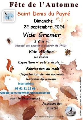 Vide grenier, vide atelier, marché artisanal - Saint-Denis-du-Payré