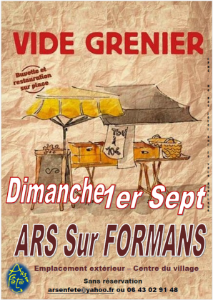 Vide-greniers - Ars-sur-Formans