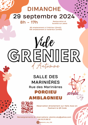 Vide-greniers - Porcieu-Amblagnieu