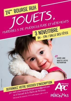 Bourse aux jouets, matériel de puéricultures et vêtements - Péronnas