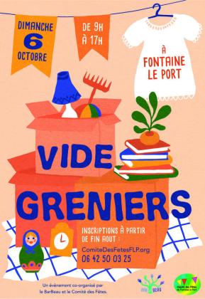 Vide-greniers - Fontaine-le-Port