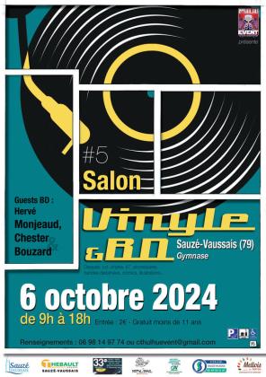 Salon du vinyle & bd - 5ème édition - Sauzé-Vaussais