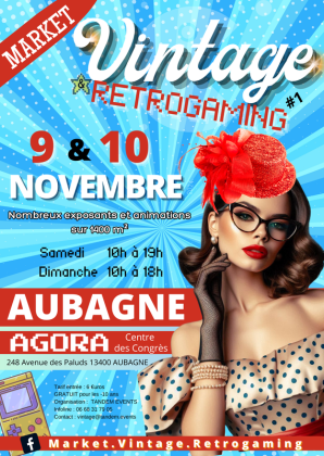 Market vintage et rétrogaming - Aubagne