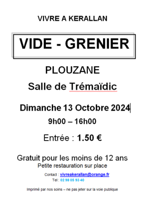 Vide-greniers - Plouzané