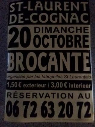 Brocante, Vide grenier - Saint-Laurent-de-Cognac